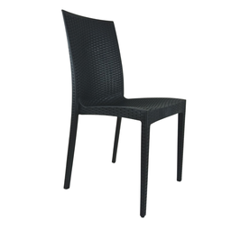 Cadeira Rattan Preta Sala de Jantar Área Externa Cozinha Restaurantes - 2