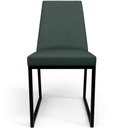 Ver imagem 7 de Cadeira para Sala de Jantar Base Aço Industrial Preto Dafne L02 Linho Verde Musgo - Lyam Decor