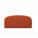 Ver imagem 4 de Kit Cabeceira King 158cm + Recamier Banco Puff Bouclé Fly:Terra Cota