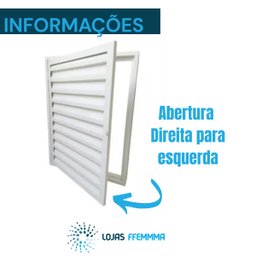 Porta Alçapão Liso Branco de Aço Lage Portinhola 70x60cm - 4