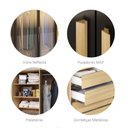 Ver imagem 5 de Guarda Roupa Casal Valencia 6 Portas 6 Gav C/ Vidro Reflecta Teka/onix