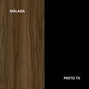 Ver imagem 7 de Mesa Escritório em L 120 cm X 150 cm Design Industrial F5 Office Cor:Málaga com Preto