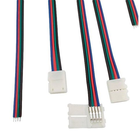 Cabo P/fita Led C/rabicho P/rgb 2835 12v-gaya (c/10)