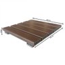 Deck Modular de Madeira Plástica 50cmx50cm Click In Brasil - 4