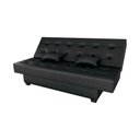 Ver imagem 1 de Sofá Cama 3 Lugares Casal Reclinável 190 Larg Laila Matrix