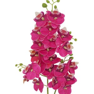Haste Orquídea Delicada 3d Artificial de 75cm Realista para Decoração