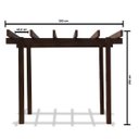 Ver imagem 2 de Pergolado 250cmx300cm em Madeira Ecológica 