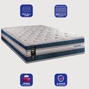 Ver imagem 3 de Colchão Solteiro com Molas Ensacadas 88x188x32 Robust 220 Azul Cama Inbox