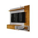 Ver imagem 2 de Painel Suspenso Paraty para Tv até  55” Porta Basculante e Nicho - Naturalle/ Off