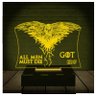 Luminária Led 3d | Game Of Thrones GOT | Abajur 2 - 1