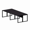 Ver imagem 4 de Mesa Escritório Plataforma Trabalho 4 Lugares 2,80m x 1,20m Pés Metal 100% MDF Industrial Executive
