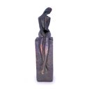 Ver imagem 2 de Escultura Decorativa Pessoa Sentada em Poliresina Cobre 21,5 Cm F04 - D’Rossi