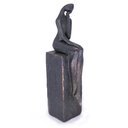 Ver imagem 1 de Escultura Decorativa Pessoa Sentada em Poliresina Cobre 21,5 Cm F04 - D’Rossi