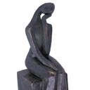 Ver imagem 3 de Escultura Decorativa Pessoa Sentada em Poliresina Cobre 21,5 Cm F04 - D’Rossi