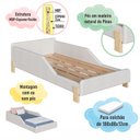 Ver imagem 5 de Cama Infantil Moderna Estofada Montessoriana 99cm Sentir Completa Móveis