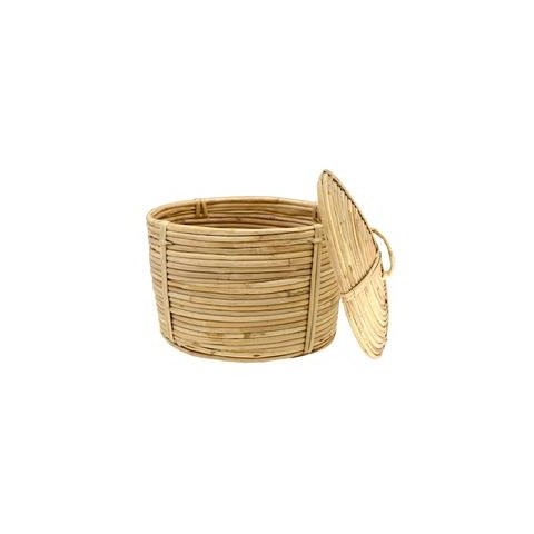Cesto com Tampa Decorativo Potiche 16cm