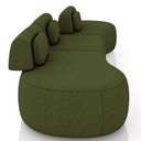 Ver imagem 5 de Sofá 4 Lugares 326cm Orgânico Mellanie Linho Verde Z32 - Mpozenato