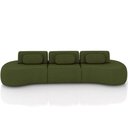 Ver imagem 4 de Sofá 4 Lugares 326cm Orgânico Mellanie Linho Verde Z32 - Mpozenato