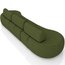 Ver imagem 6 de Sofá 4 Lugares 326cm Orgânico Mellanie Linho Verde Z32 - Mpozenato