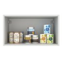 Ver imagem 4 de Armário de Cozinha Aéreo 60 cm 1 Porta Basculante Branco/Preto Agata Madesa