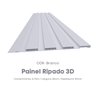 Painel Ripado Pvc 25cm X 2,70m Branco Régua - 2