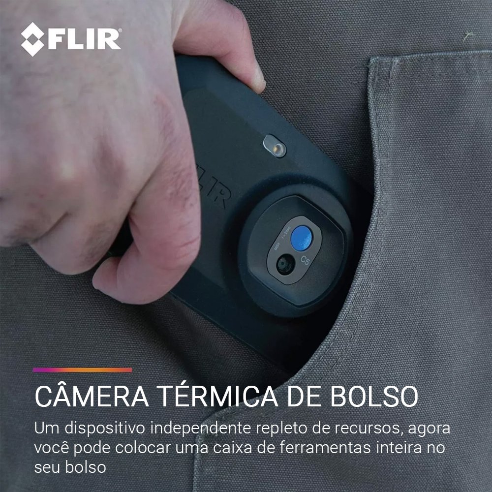 Câmera Termográfica 19.200 Pixels Msx Wi-fi Ignite Flir C5 - 3