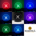 Ver imagem 3 de Luminária Abajur Mesa LED RGB Fonte Bivolt Decoração Horoscopo Signo Peixes