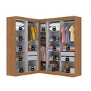 Ver imagem 6 de Guarda-roupas Infantil 9 Poras Jasmim