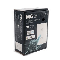 Interruptor Inteligente Wi-fi 2 Botões Alexa Preto Margirius Cor:preto - 6