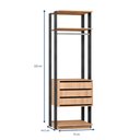 Ver imagem 2 de Módulo Closet 3 Gavetas e Cabideiro 70cm Be Mobiliario