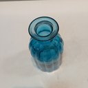 Ver imagem 7 de Vaso Garrafa Decorativo de Vidro Azul 14x7x7cm Enfeite Sala Mesa Estante Flores