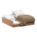 Ver imagem 2 de Cama Bibox Solteiro Matrix Nature com 02 Colchões Tebarrot