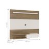 Painel para Tvs 55 Polegadas Santo André Pinho Off White - 2