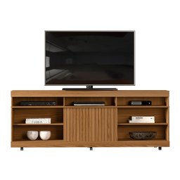 Rack para TV Adonis com Porta Frisada Carvalho - 4