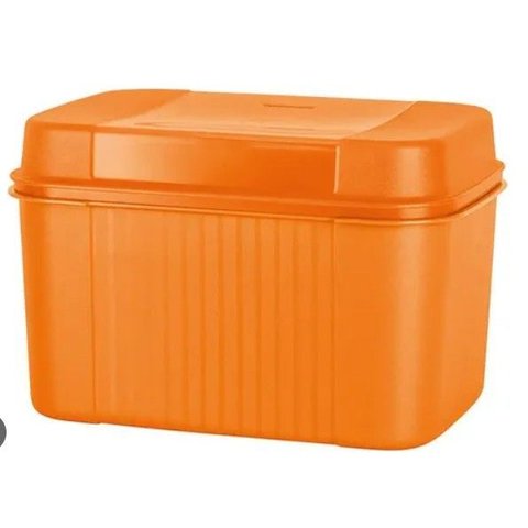 Visual Box com Bandeja 4,5 Litros Laranja Tupperware