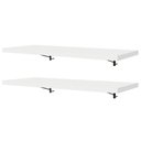 Ver imagem 7 de Kit 2 Prateleiras Suspensas para Cozinha Madesa 80 Cm com Mão Francesa - Branco