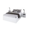 Quarto Casal Cama Queen e Mesas de Cabeceira 160 Tókio Art In Móveis - 1