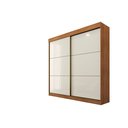Ver imagem 1 de Guarda Roupa Montes Claros 2 Portas 4 Gavetas Cedro/areia