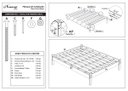 Ver imagem 4 de Cama Turca Queen Size Madeira Maciça Cor Castanho Transforme Seu Espaço com Conforto e Elegância