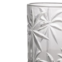 Cj 6 Copos Altos de Vidro Palm Tree Transparente 360ml Wolff - 5