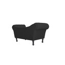 Ver imagem 5 de Namoradeira Recamier Sofá Decorativo 02 Lugares Dubai Corano Preto - Lm Decor