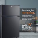 Ver imagem 4 de Frigobar Mini Refrigerador E Congelador Ice Compact 88L Duplex Preto EFB140D 127V - EOS