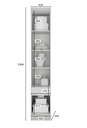 Ver imagem 3 de Modulado Completo Casal 6 Portas 6 Gavetas - Rizon-Branco - Móveis Novo Horizonte