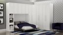 Ver imagem 1 de Modulado Completo Casal 6 Portas 6 Gavetas - Rizon-Branco - Móveis Novo Horizonte