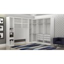Ver imagem 2 de Modulado Completo Casal 6 Portas 6 Gavetas - Rizon-Branco - Móveis Novo Horizonte