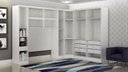Ver imagem 2 de Modulado Completo Casal 6 Portas 6 Gavetas - Rizon-Branco - Móveis Novo Horizonte