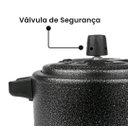 Ver imagem 3 de Panela de Pressão 2,5 Litros Alumínio Pintura Eletrostática - Grafite
