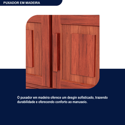 Guarda-Roupa Solteiro 1 Espelho 6 Portas e Cabideiros  - 9