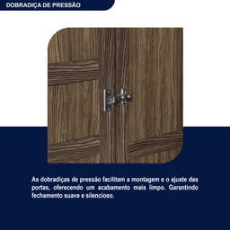 Guarda-Roupa Solteiro 1 Espelho 6 Portas e Cabideiros  - 10