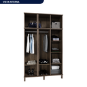 Ver imagem 5 de Guarda-Roupa Solteiro 1 Espelho 6 Portas e Cabideiros 